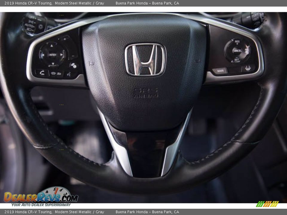 2019 Honda CR-V Touring Modern Steel Metallic / Gray Photo #11