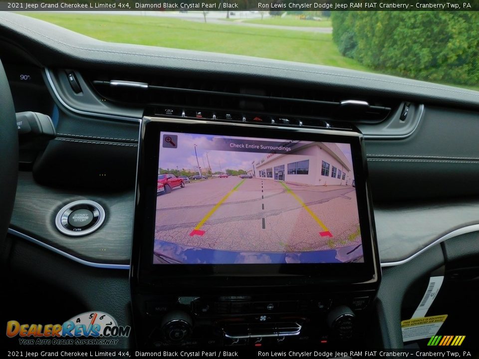 2021 Jeep Grand Cherokee L Limited 4x4 Diamond Black Crystal Pearl / Black Photo #18