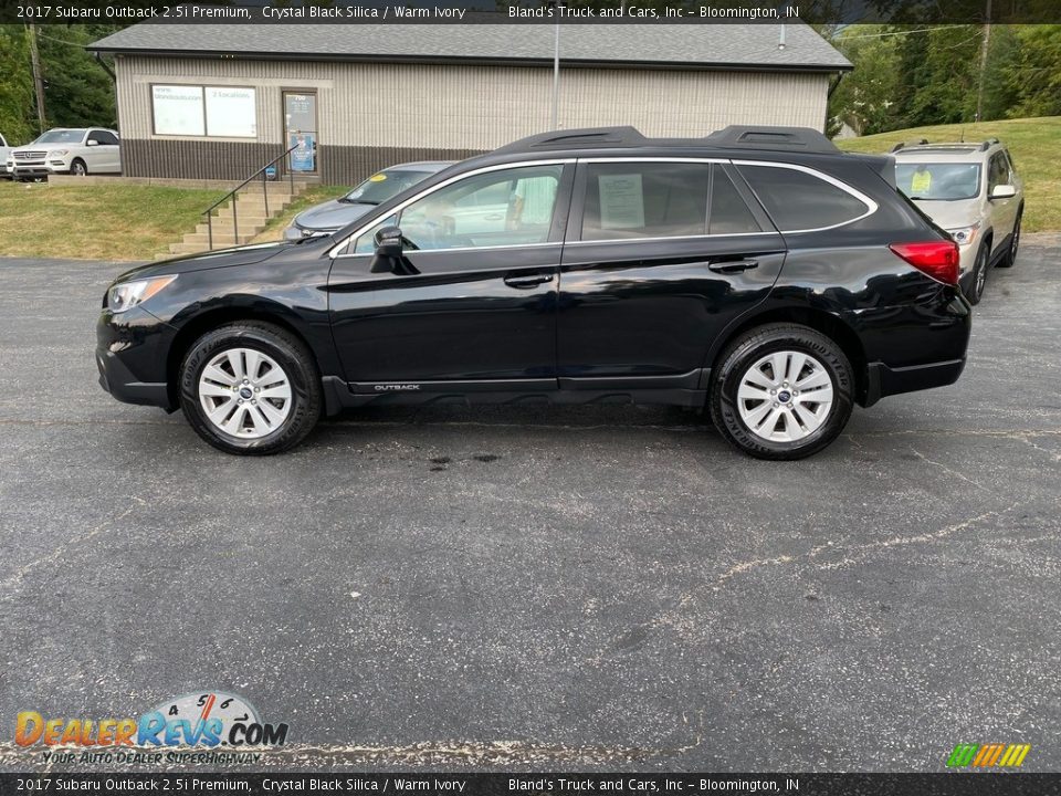 2017 Subaru Outback 2.5i Premium Crystal Black Silica / Warm Ivory Photo #1