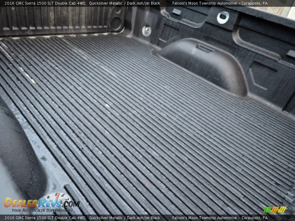 2016 GMC Sierra 1500 SLT Double Cab 4WD Quicksilver Metallic / Dark Ash/Jet Black Photo #17