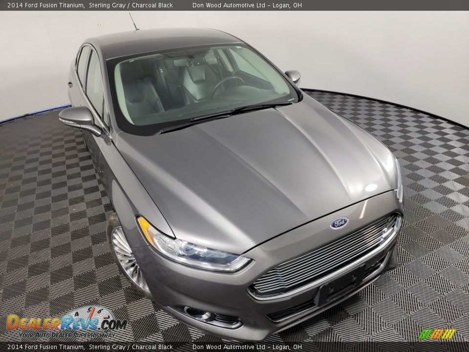 2014 Ford Fusion Titanium Sterling Gray / Charcoal Black Photo #3