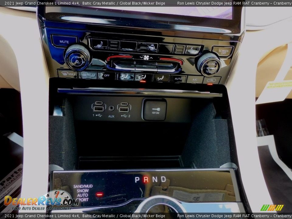 2021 Jeep Grand Cherokee L Limited 4x4 Baltic Gray Metallic / Global Black/Wicker Beige Photo #19