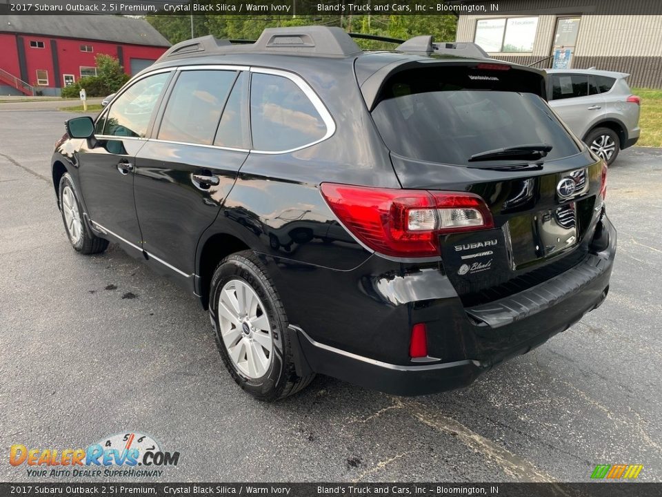 2017 Subaru Outback 2.5i Premium Crystal Black Silica / Warm Ivory Photo #8