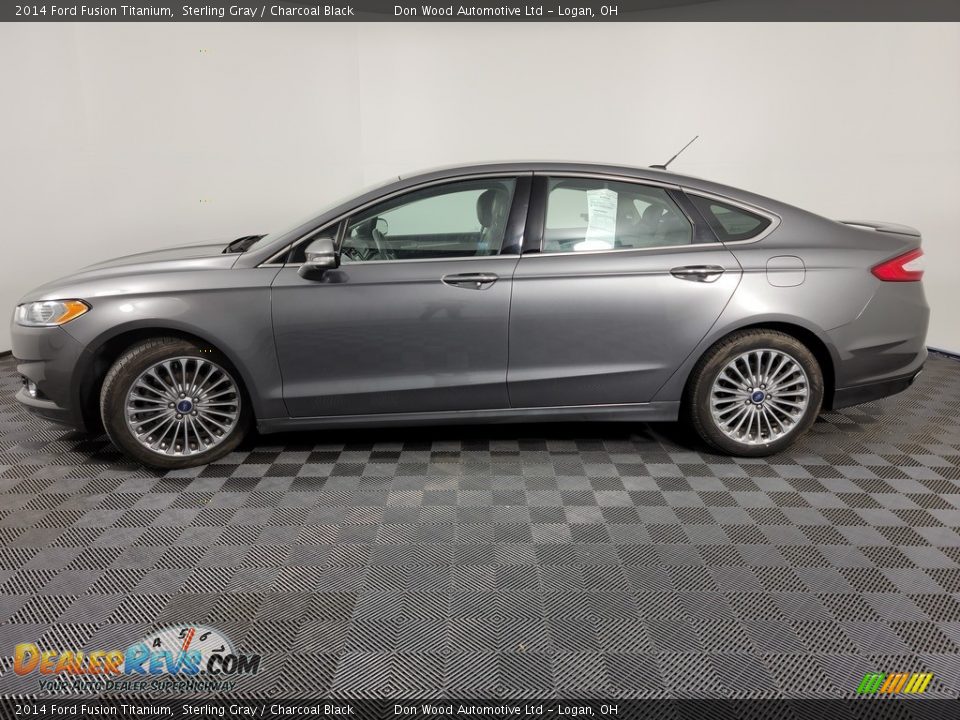 2014 Ford Fusion Titanium Sterling Gray / Charcoal Black Photo #6
