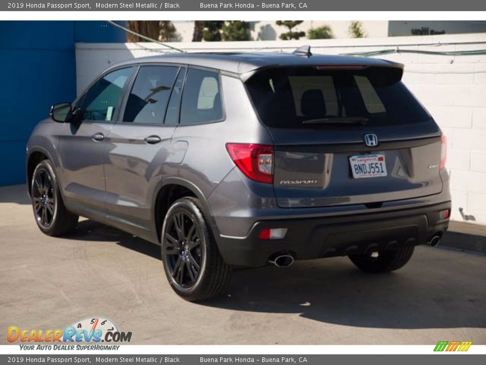 2019 Honda Passport Sport Modern Steel Metallic / Black Photo #2