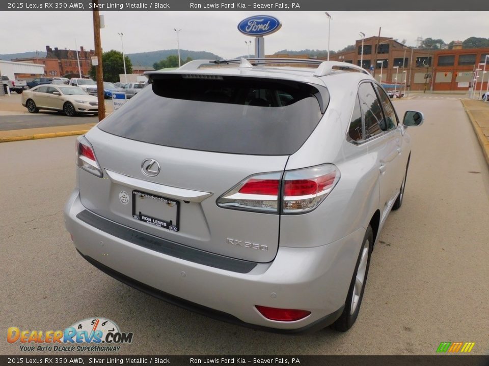 2015 Lexus RX 350 AWD Silver Lining Metallic / Black Photo #2