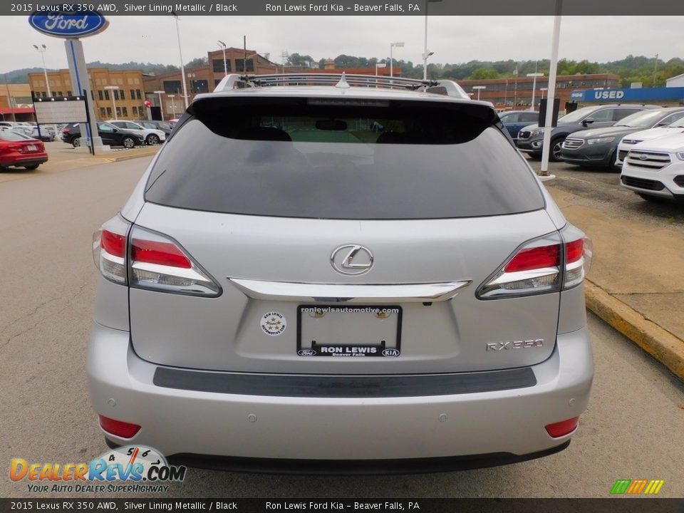 2015 Lexus RX 350 AWD Silver Lining Metallic / Black Photo #3