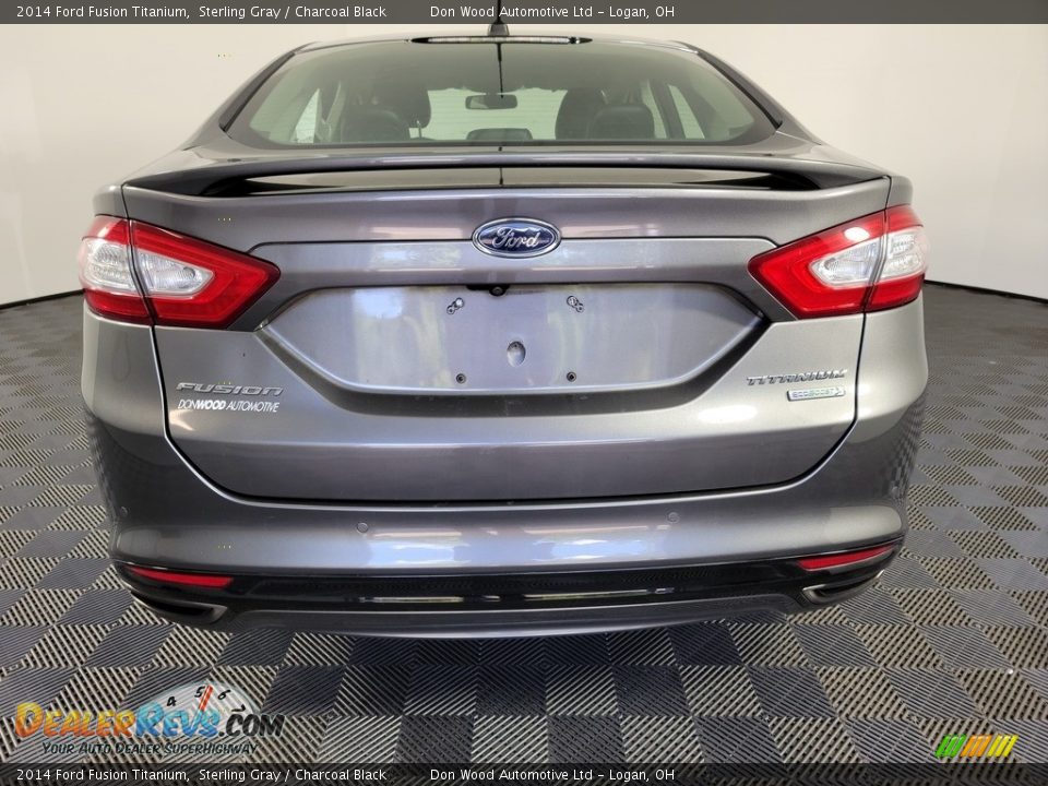 2014 Ford Fusion Titanium Sterling Gray / Charcoal Black Photo #8