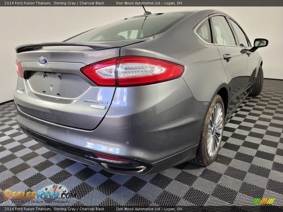 2014 Ford Fusion Titanium Sterling Gray / Charcoal Black Photo #9