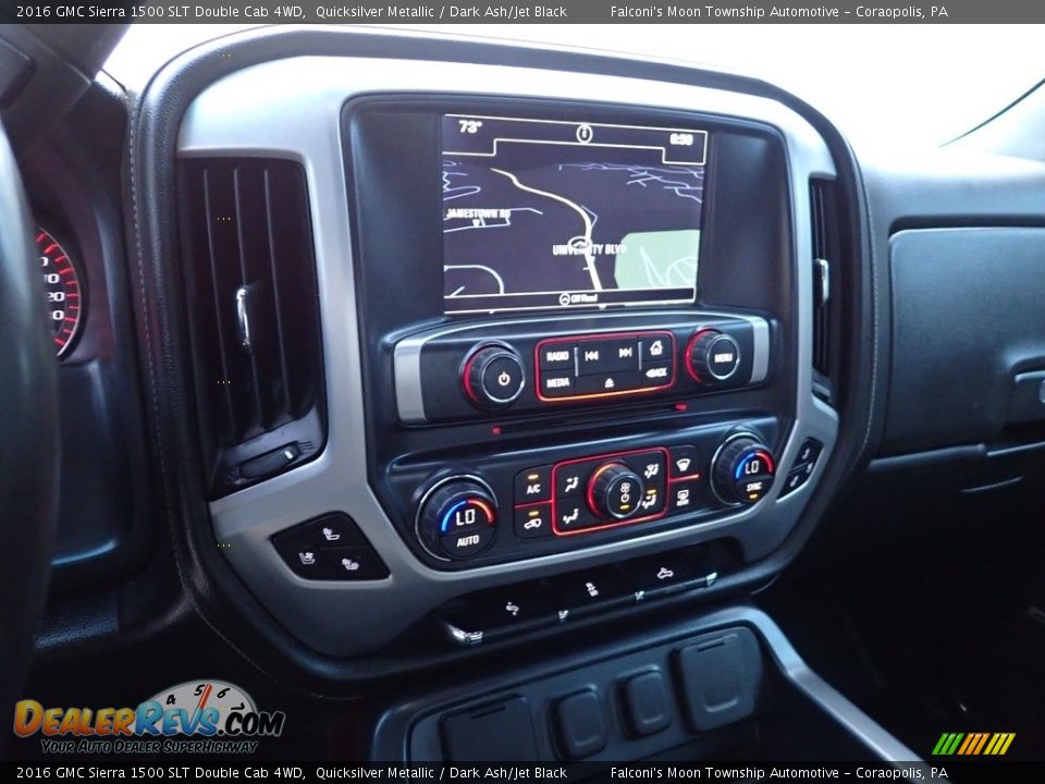 Controls of 2016 GMC Sierra 1500 SLT Double Cab 4WD Photo #26