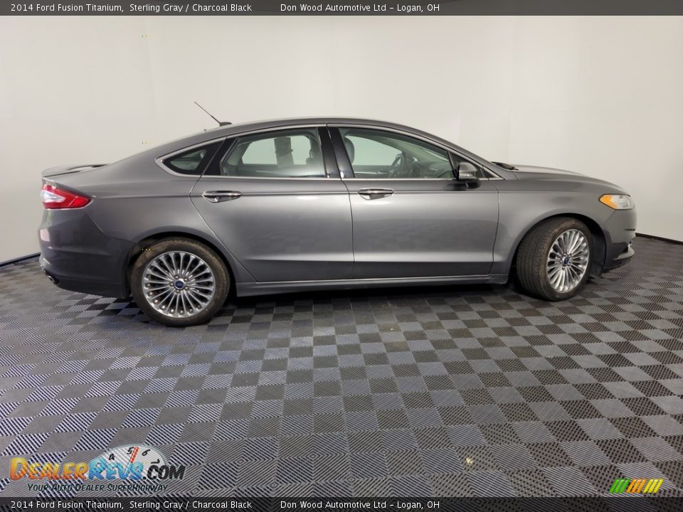 2014 Ford Fusion Titanium Sterling Gray / Charcoal Black Photo #10