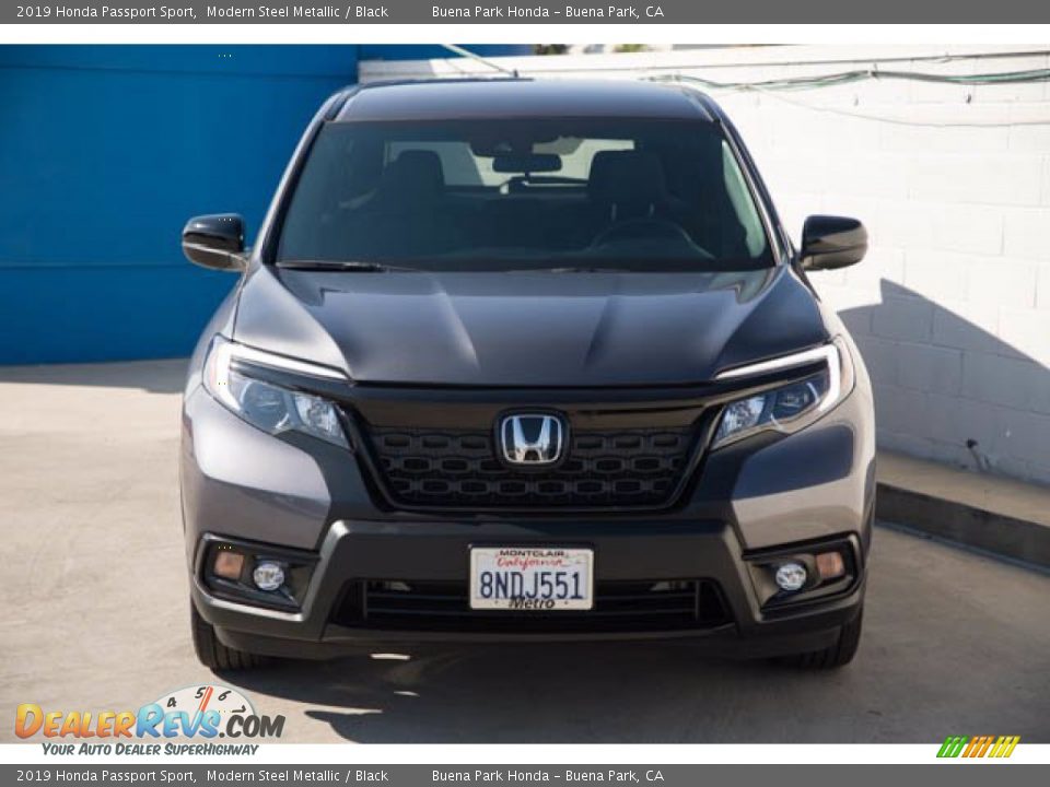 2019 Honda Passport Sport Modern Steel Metallic / Black Photo #7