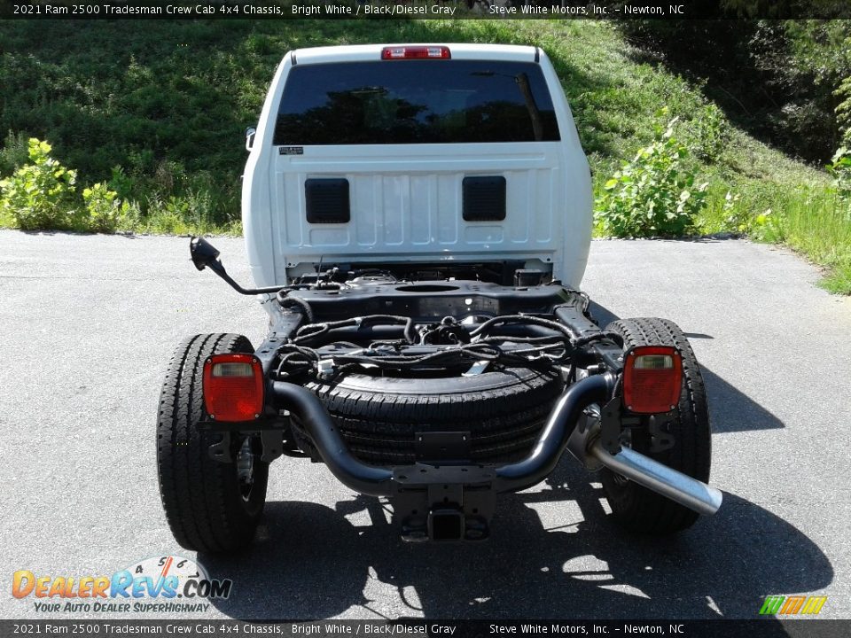 2021 Ram 2500 Tradesman Crew Cab 4x4 Chassis Bright White / Black/Diesel Gray Photo #7