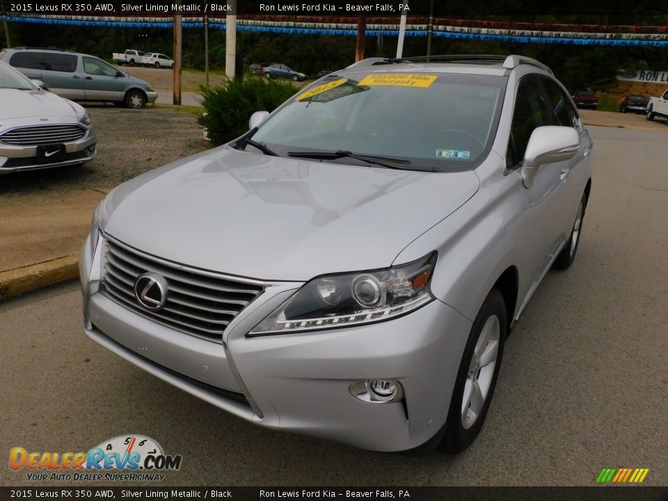 2015 Lexus RX 350 AWD Silver Lining Metallic / Black Photo #7