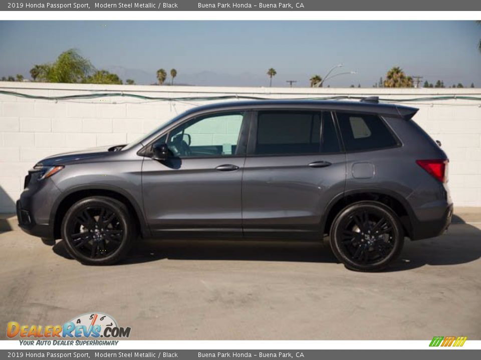 2019 Honda Passport Sport Modern Steel Metallic / Black Photo #8