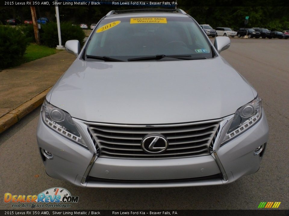 2015 Lexus RX 350 AWD Silver Lining Metallic / Black Photo #8