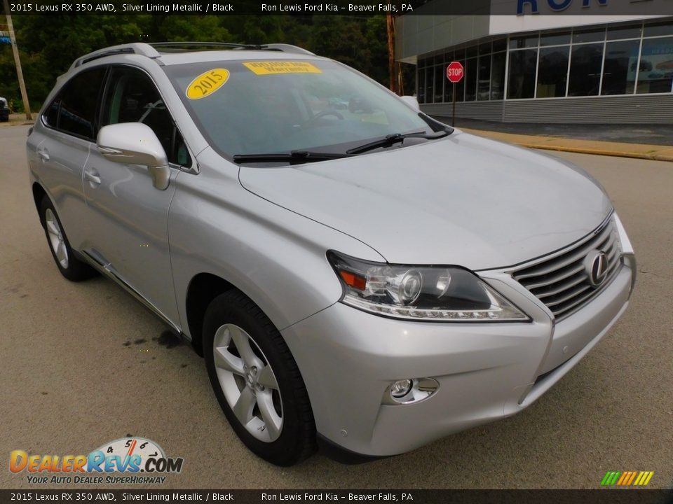 2015 Lexus RX 350 AWD Silver Lining Metallic / Black Photo #9