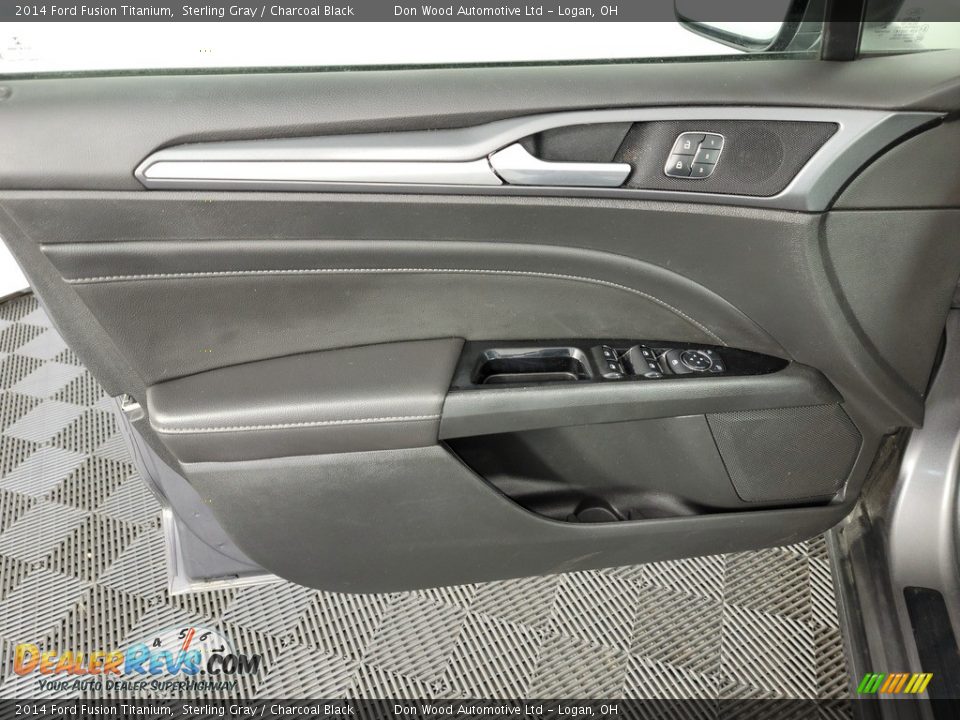 2014 Ford Fusion Titanium Sterling Gray / Charcoal Black Photo #14