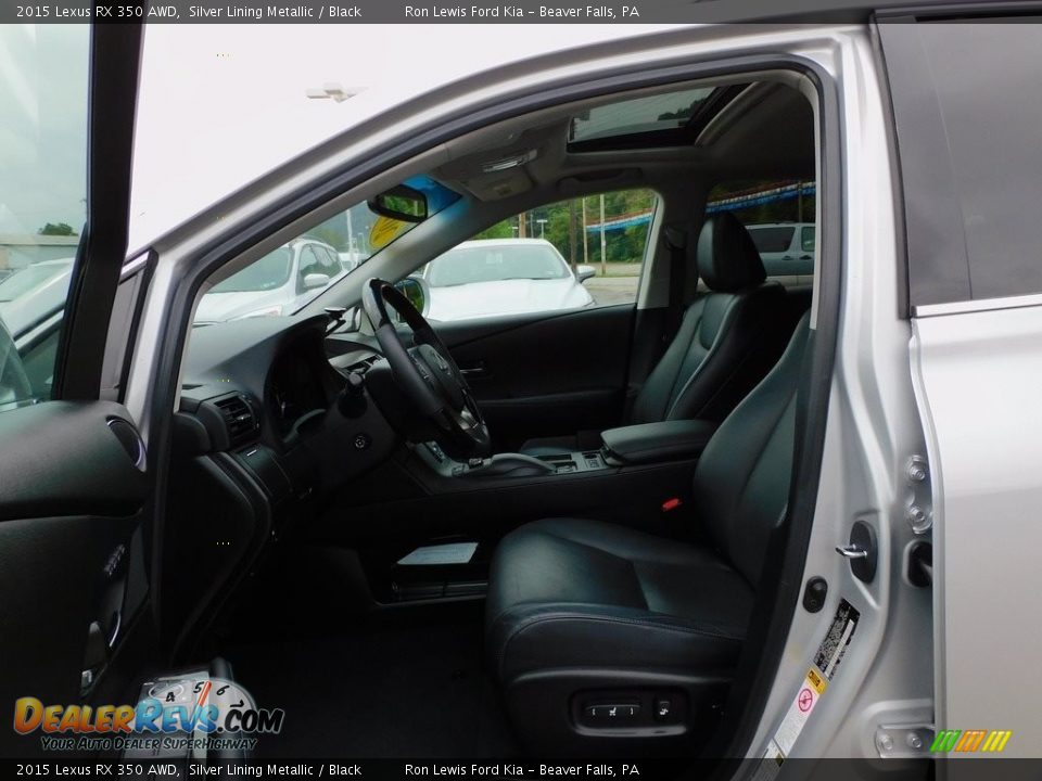 2015 Lexus RX 350 AWD Silver Lining Metallic / Black Photo #11
