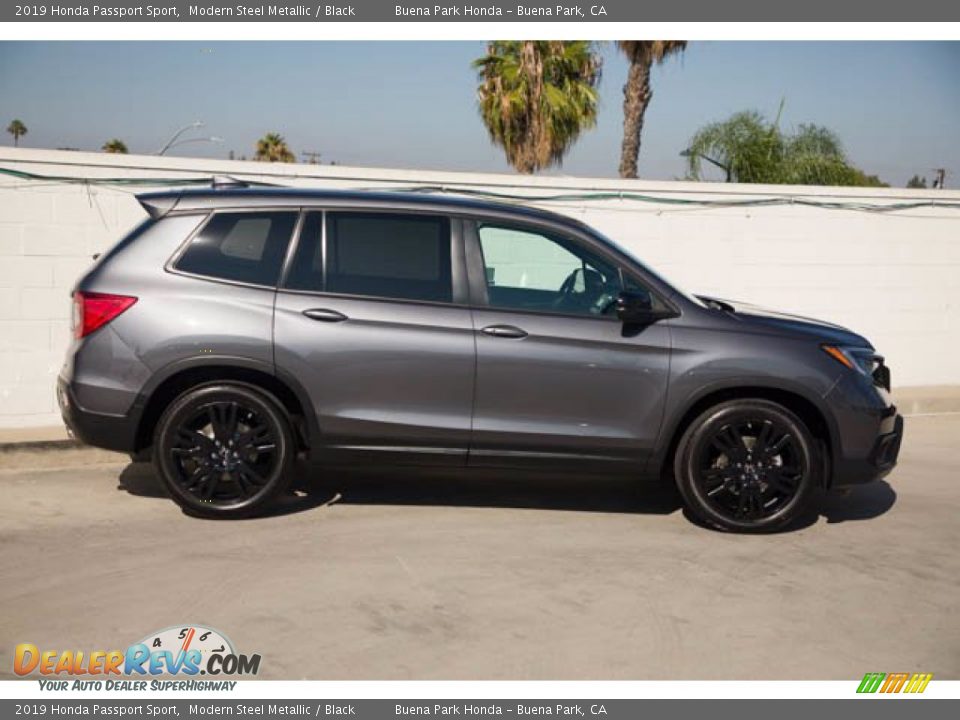 2019 Honda Passport Sport Modern Steel Metallic / Black Photo #12