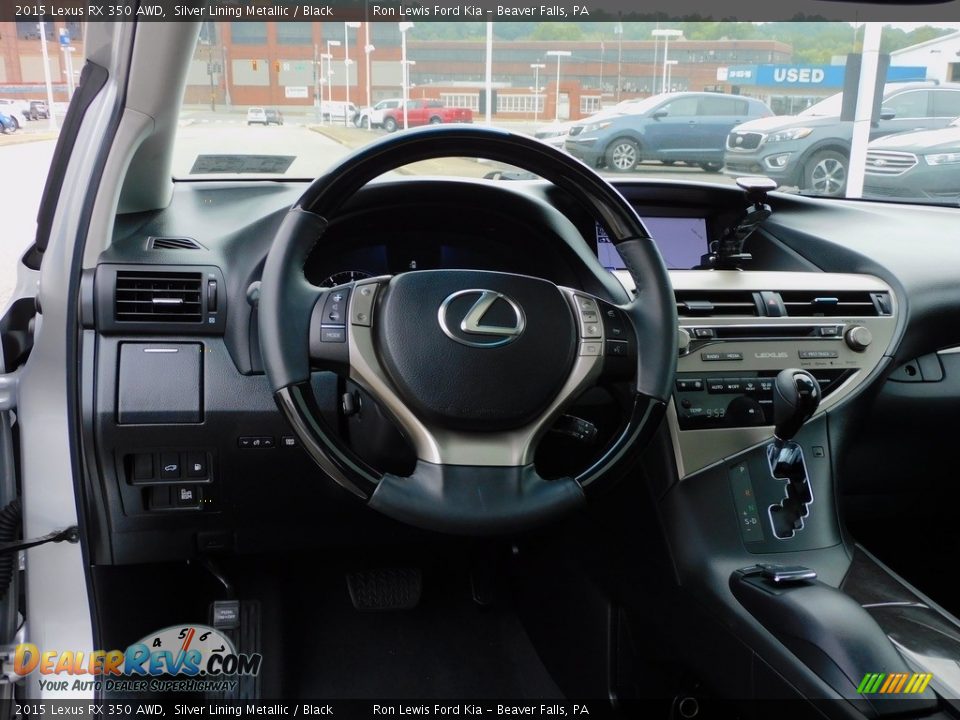 2015 Lexus RX 350 AWD Silver Lining Metallic / Black Photo #13