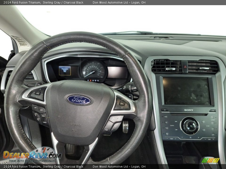 2014 Ford Fusion Titanium Sterling Gray / Charcoal Black Photo #18