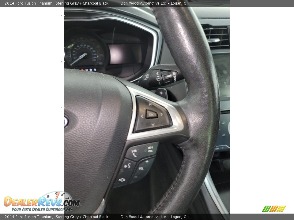 2014 Ford Fusion Titanium Sterling Gray / Charcoal Black Photo #20