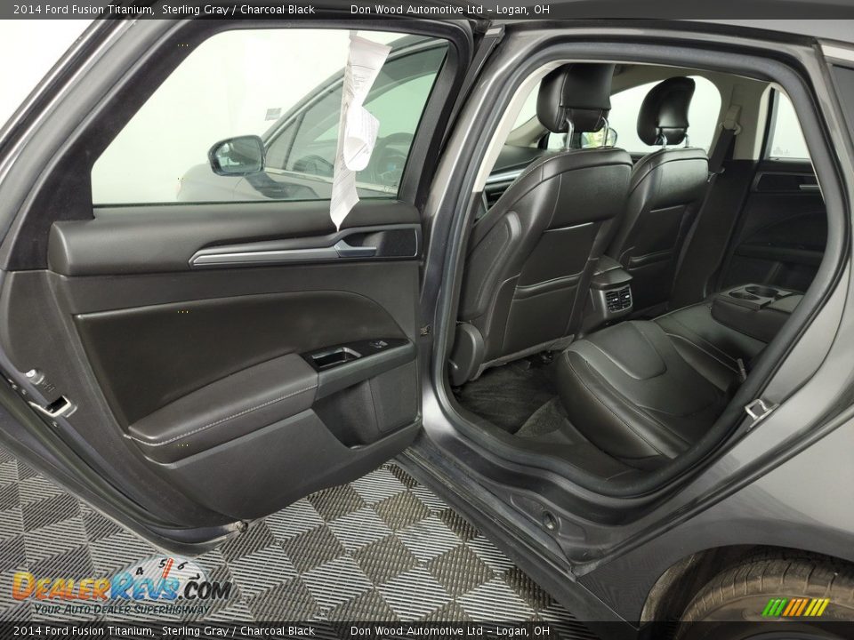 2014 Ford Fusion Titanium Sterling Gray / Charcoal Black Photo #23