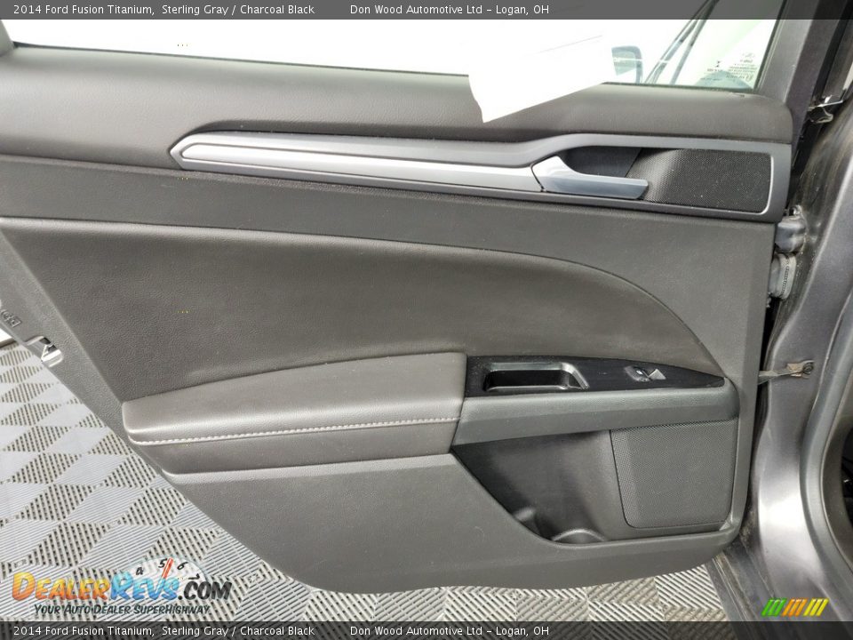 2014 Ford Fusion Titanium Sterling Gray / Charcoal Black Photo #24