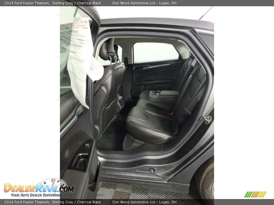 2014 Ford Fusion Titanium Sterling Gray / Charcoal Black Photo #25