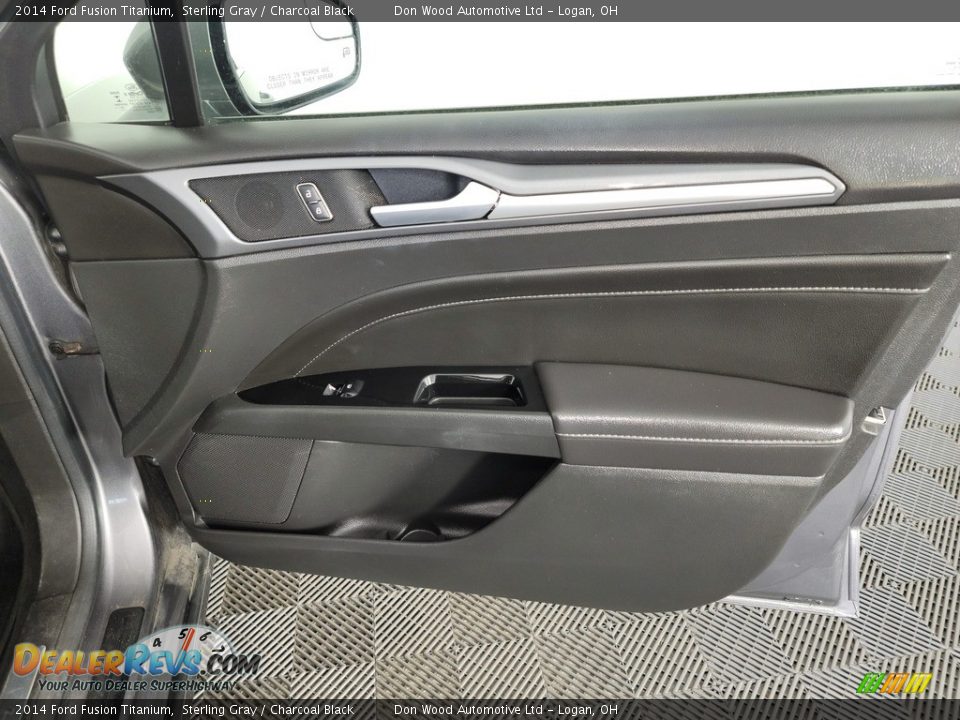 2014 Ford Fusion Titanium Sterling Gray / Charcoal Black Photo #27