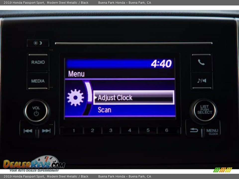2019 Honda Passport Sport Modern Steel Metallic / Black Photo #25
