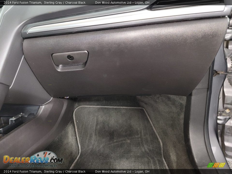 2014 Ford Fusion Titanium Sterling Gray / Charcoal Black Photo #30