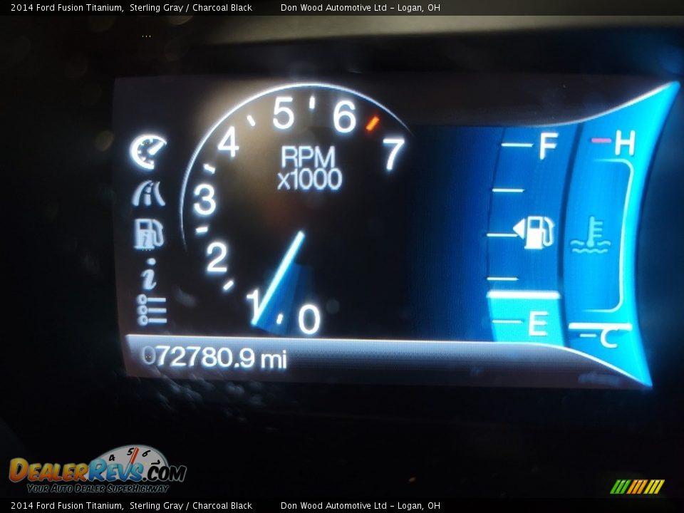 2014 Ford Fusion Titanium Sterling Gray / Charcoal Black Photo #32