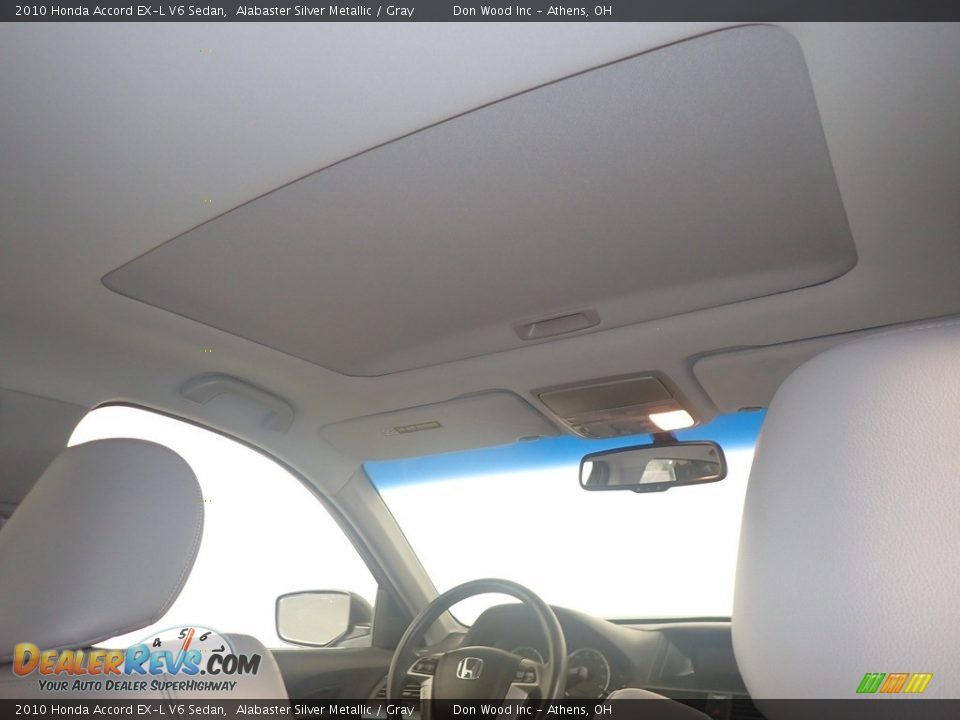 2010 Honda Accord EX-L V6 Sedan Alabaster Silver Metallic / Gray Photo #2