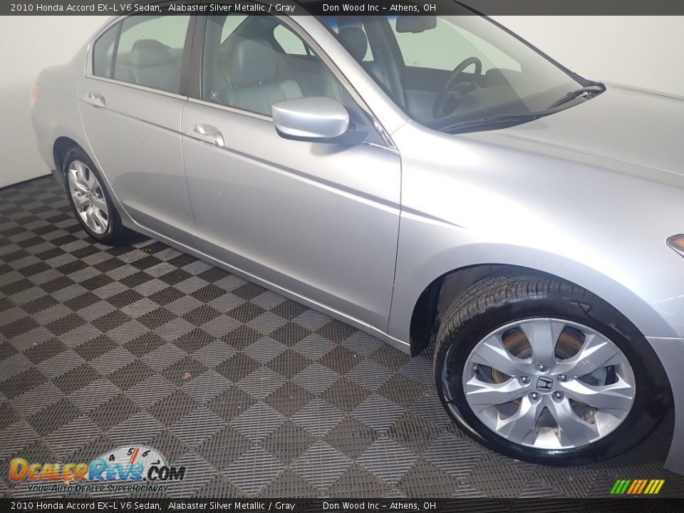 2010 Honda Accord EX-L V6 Sedan Alabaster Silver Metallic / Gray Photo #4