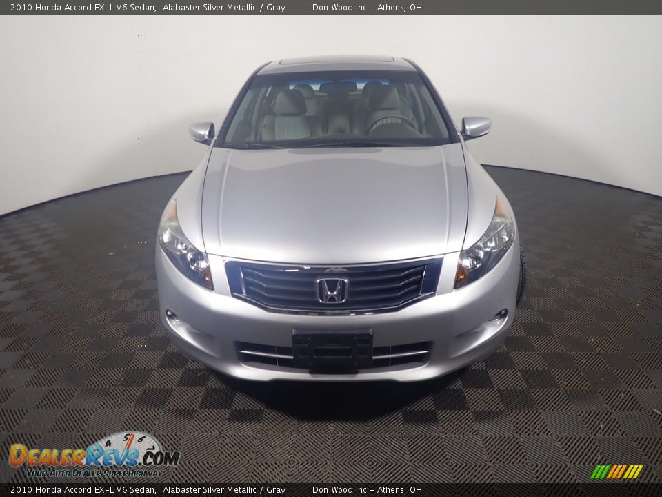2010 Honda Accord EX-L V6 Sedan Alabaster Silver Metallic / Gray Photo #5