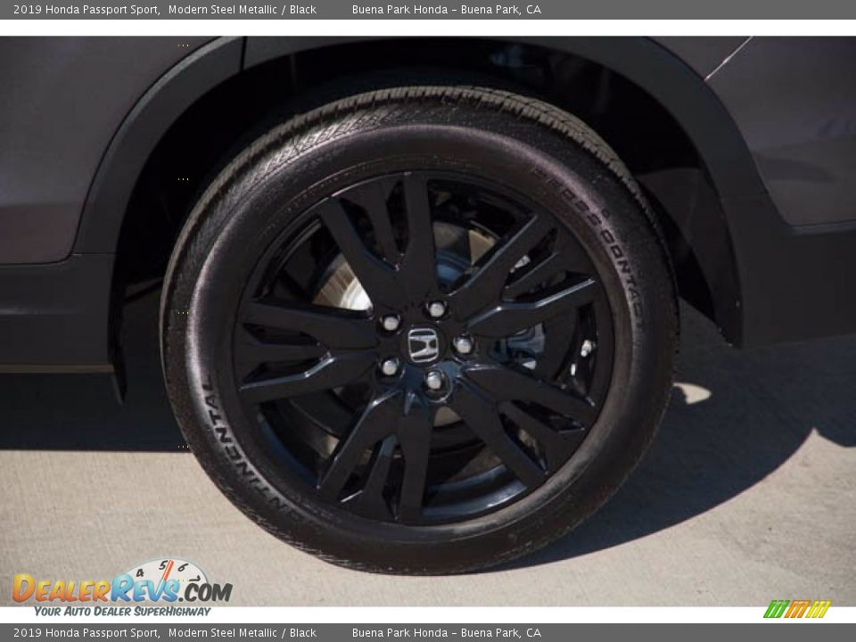2019 Honda Passport Sport Modern Steel Metallic / Black Photo #36