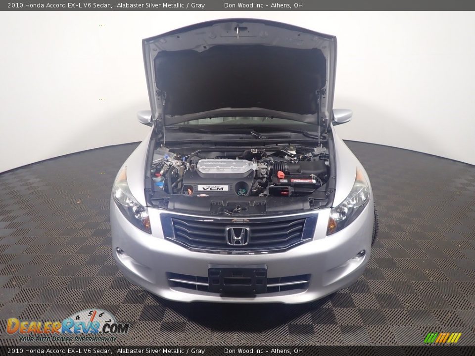 2010 Honda Accord EX-L V6 Sedan Alabaster Silver Metallic / Gray Photo #6