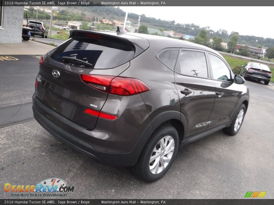 2019 Hyundai Tucson SE AWD Sage Brown / Beige Photo #9