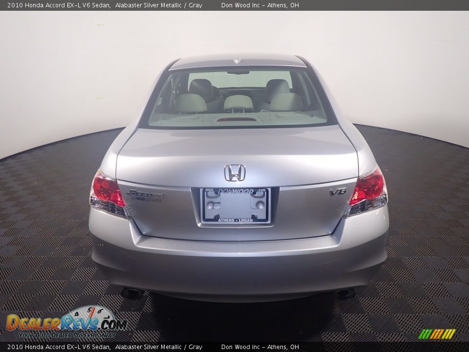 2010 Honda Accord EX-L V6 Sedan Alabaster Silver Metallic / Gray Photo #13