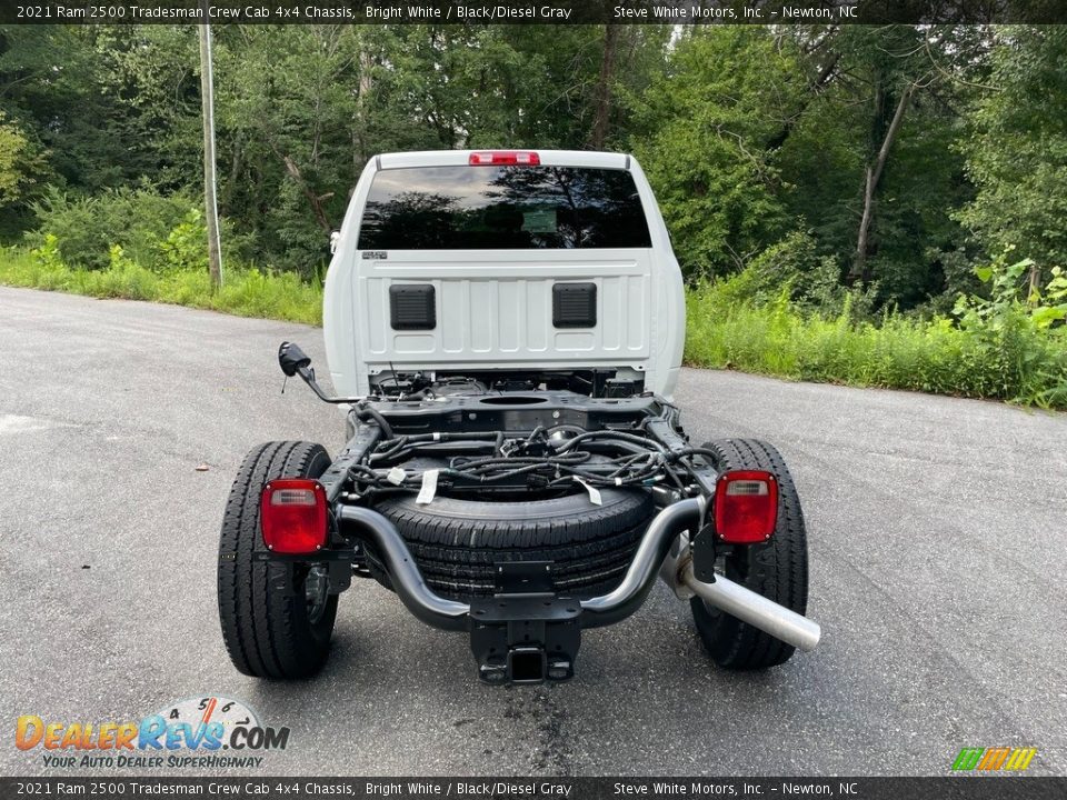 2021 Ram 2500 Tradesman Crew Cab 4x4 Chassis Bright White / Black/Diesel Gray Photo #7