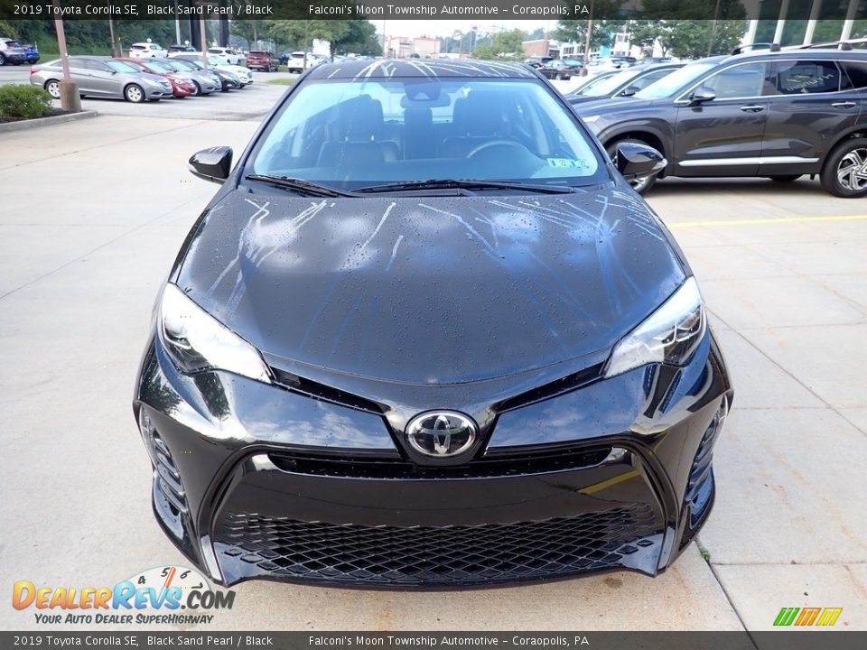 2019 Toyota Corolla SE Black Sand Pearl / Black Photo #7