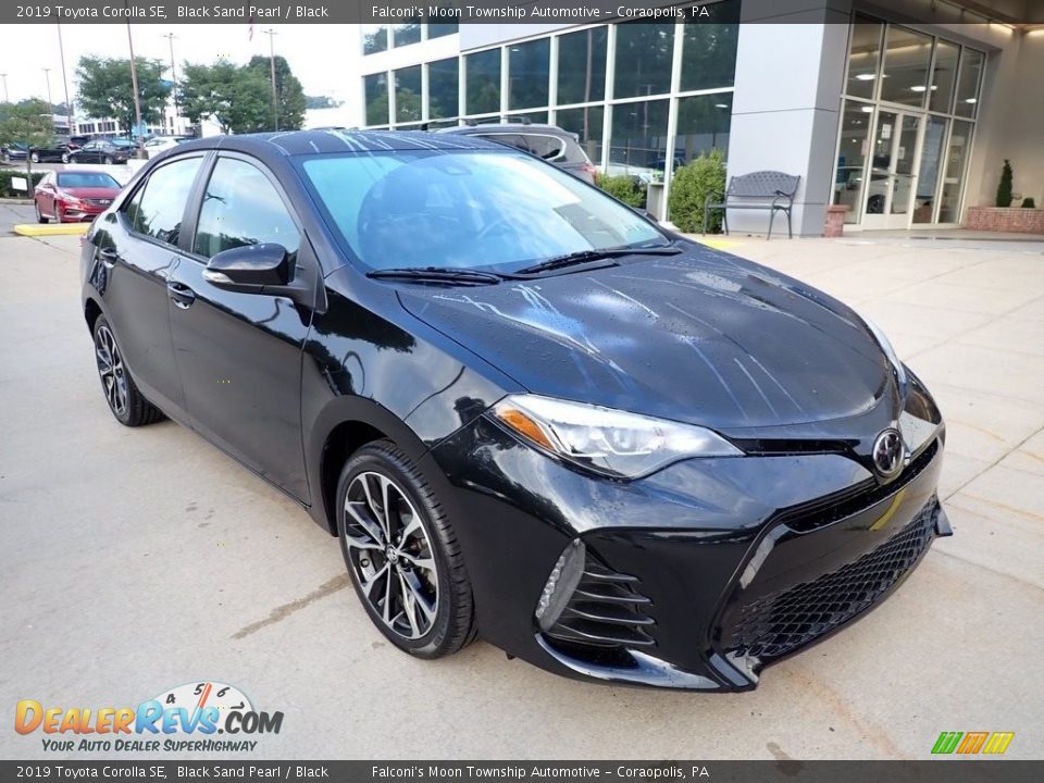 2019 Toyota Corolla SE Black Sand Pearl / Black Photo #8