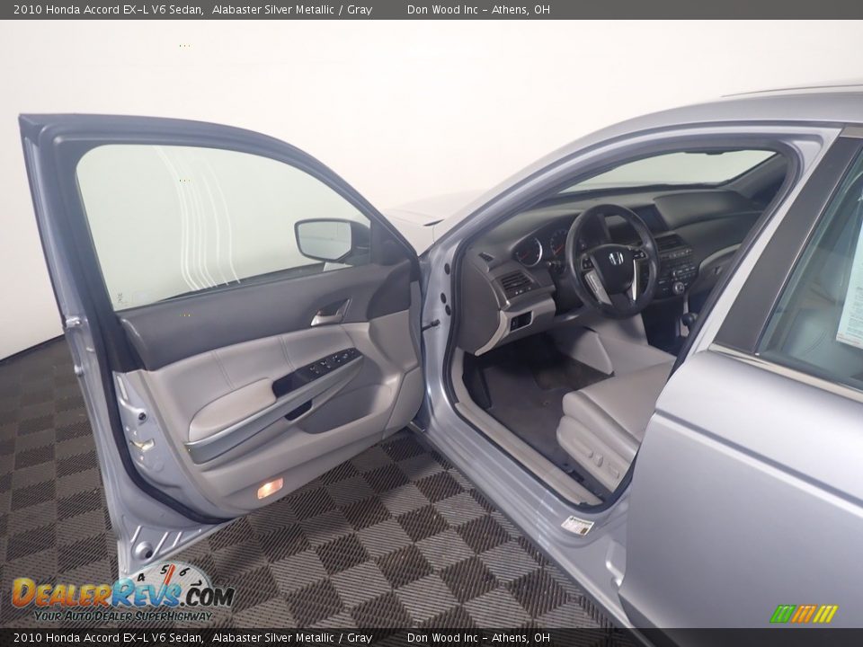2010 Honda Accord EX-L V6 Sedan Alabaster Silver Metallic / Gray Photo #20