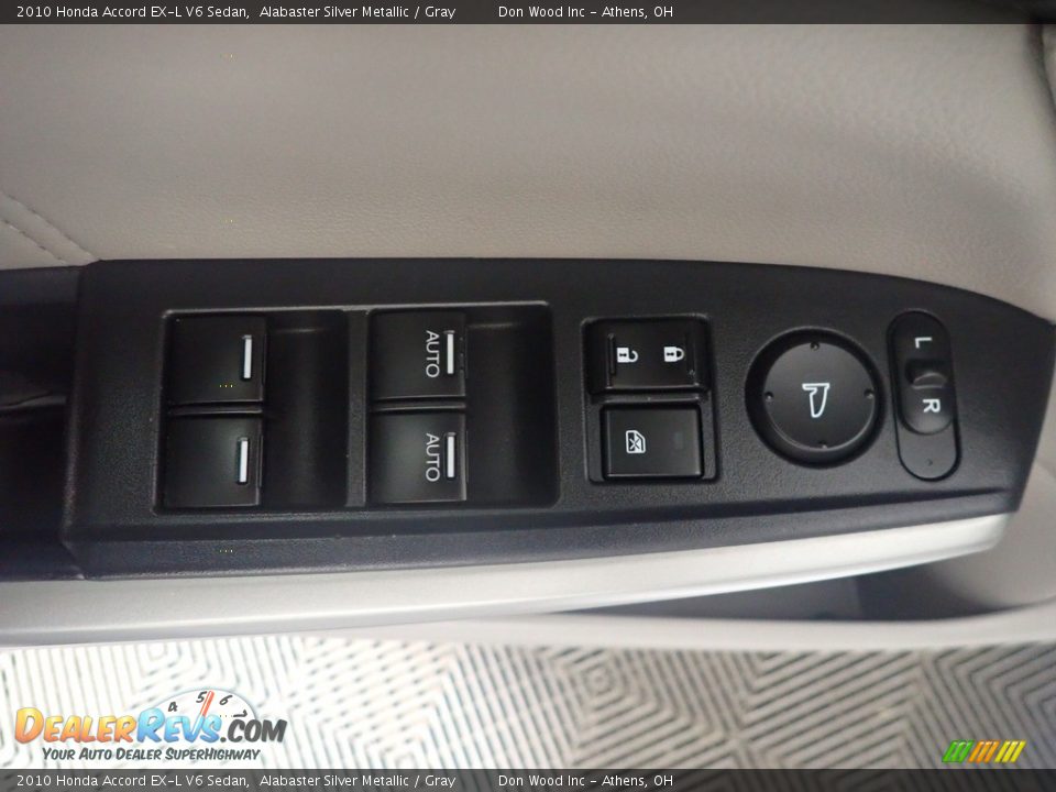2010 Honda Accord EX-L V6 Sedan Alabaster Silver Metallic / Gray Photo #21