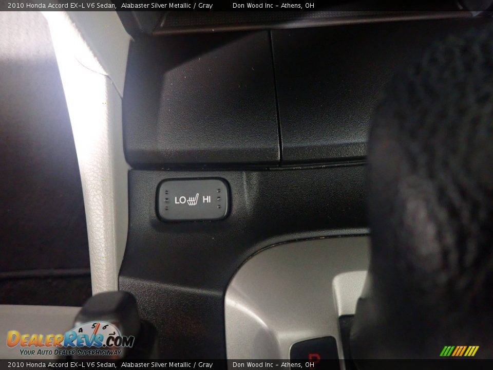 2010 Honda Accord EX-L V6 Sedan Alabaster Silver Metallic / Gray Photo #33