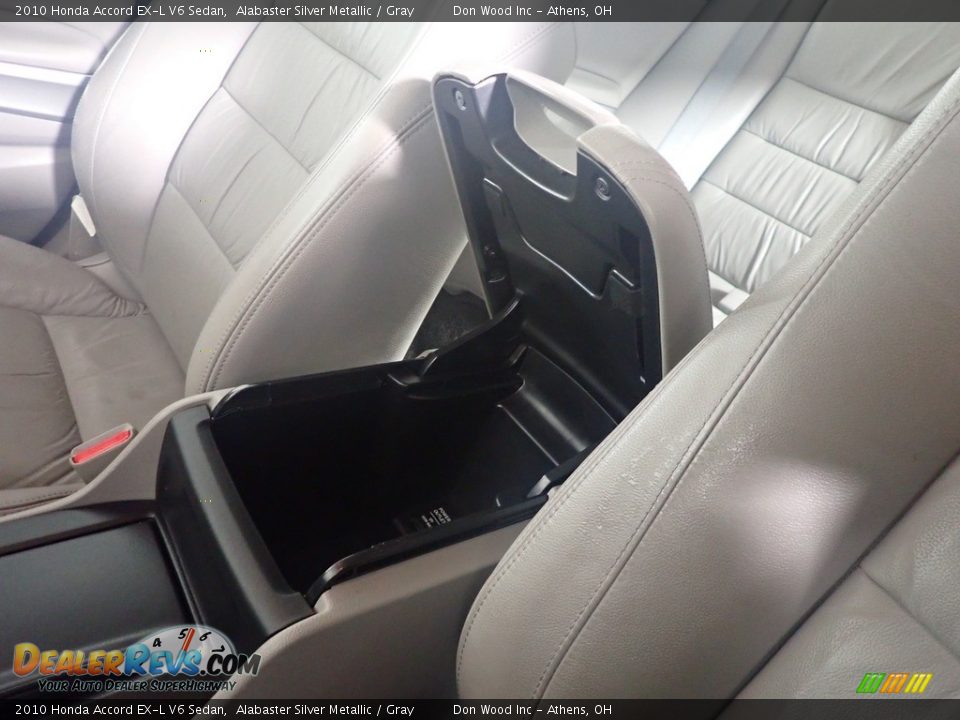 2010 Honda Accord EX-L V6 Sedan Alabaster Silver Metallic / Gray Photo #34