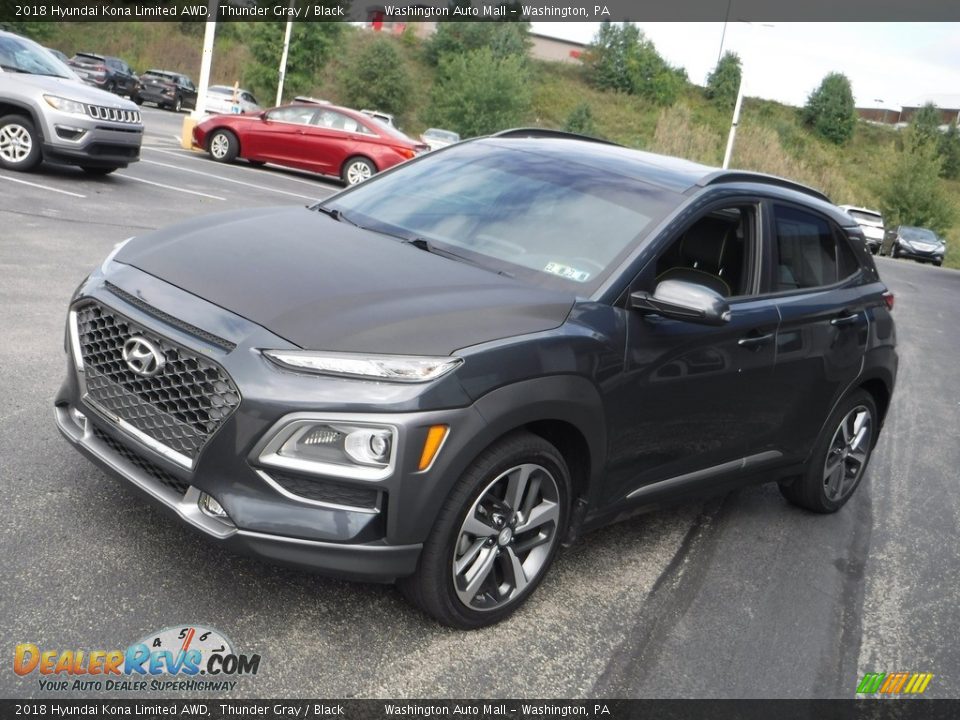 2018 Hyundai Kona Limited AWD Thunder Gray / Black Photo #6