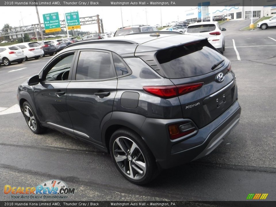 2018 Hyundai Kona Limited AWD Thunder Gray / Black Photo #8